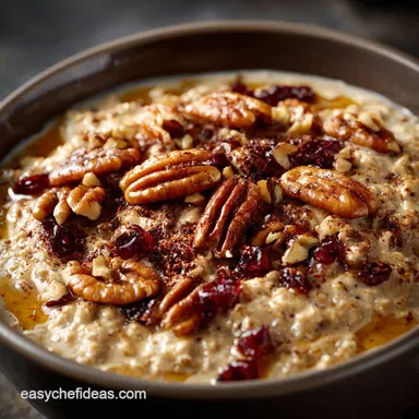 Overnight Oats: Best Maple Pecan Recipe Ready By Morning Recipe Card