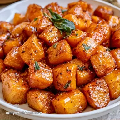 Recipe Using Butternut Squash for 4 Recipe Card