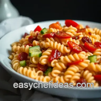 My Easy & Flavorful Sun-Dried Tomato Pasta Salad Recipe Recipe Card