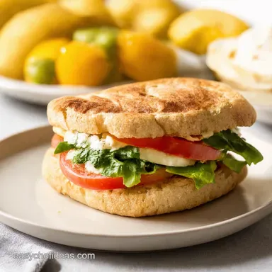 Mediterranean Pita Sandwich Recipe A Taste of Sunshine