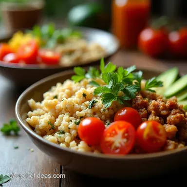 Mediterranean Quinoa Bowls My GoTo Healthy Meals Recipe Card