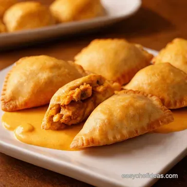 Mini Chicken Empanadas Spicy Tapas with Paprika Aioli Recipe Card