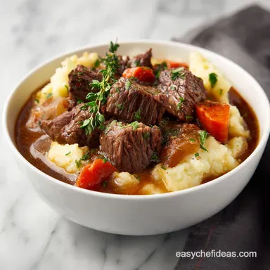 Mississippi Pot Roast Slow-Cooked for 8 Hours Recipe Card