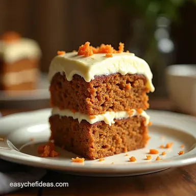 Best Moist Carrot Cake with Tangy Cream Cheese Frosting Recipe Card
