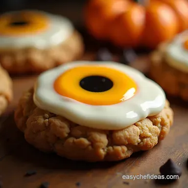 Monster Eye Cookies Spooky Halloween Snacks That Stare Back Recipe Card