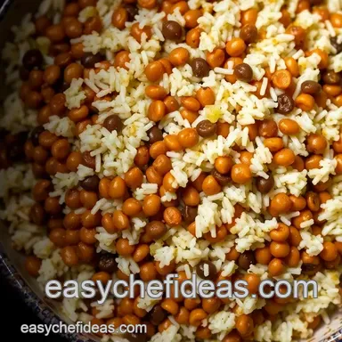 Mujaddara: My Favorite Classic Syrian Dishes Lentils & Rice Pilaf Recipe Card