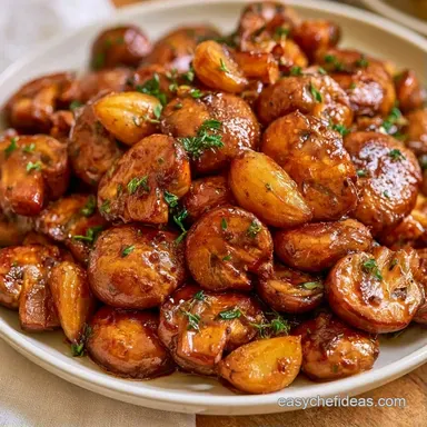 Mushroom Side Dish for Steak for 4 Recipe Card