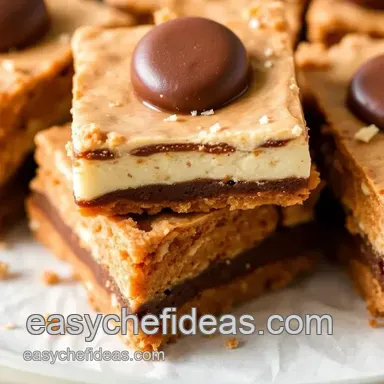 My Grandmother's No-Bake Buckeye Bars: Decadent & Easy Treat Recipe Card