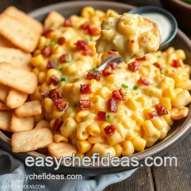 Ultimate No Bake Corn Dip with Bacon & Cheese: A Creamy Crowd-Pleaser! Recipe Card