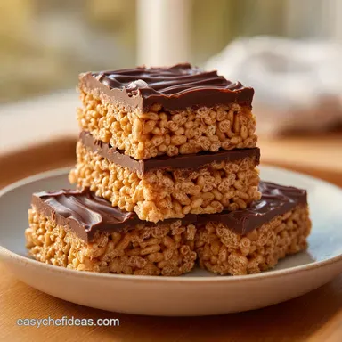 Peanut Butter Crunch Bars in 15 Minutes Recipe Card