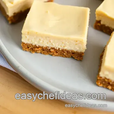 How to Make Irresistible No-Bake Peanut Butter Cheesecake Bars Recipe Card