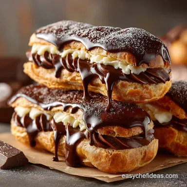 Decadent Classic Eclairs Master the My ChouxStopping Recipe Recipe Card