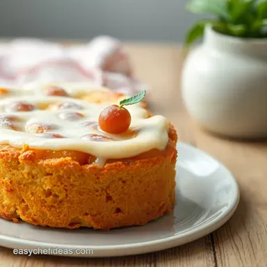 Omas Apple Cake with Pudding A Taste of Germany Recipe Card