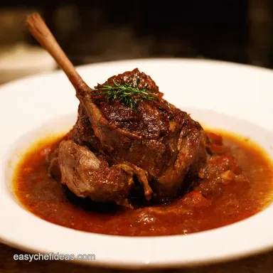 Osso Buco Tender Veal Shank Braised to Perfection Recipe Card