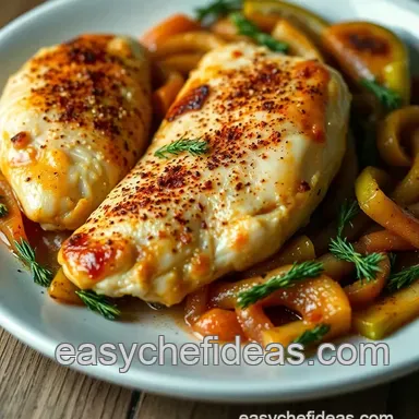 Easy & Juicy Oven-Baked Chicken Breast: How Long to Cook Perfectly Recipe Card