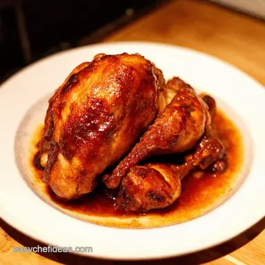 Baked BBQ Chicken Easy Sticky FingerLickin Good Recipe Card