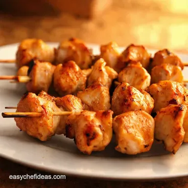 Oven Baked Chicken Kabobs Dead Easy Packed with Flavour Recipe Card