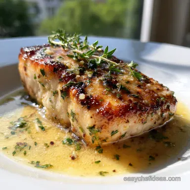 Mahi Mahi: Crispy Pan-Seared Fish with Lemon-Thyme Butter