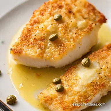 Easy PanFried Sole Recipes Lemon Butter Crispy Capers Recipe Card