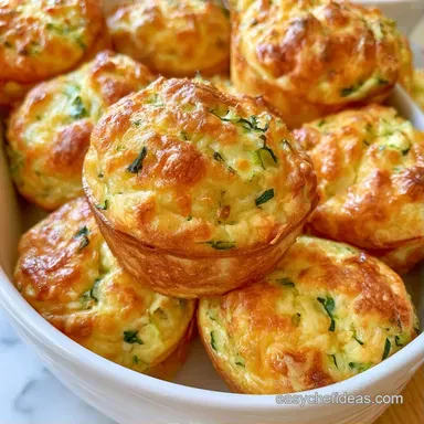 Parmesan Zucchini Muffins with Potato Recipe Card