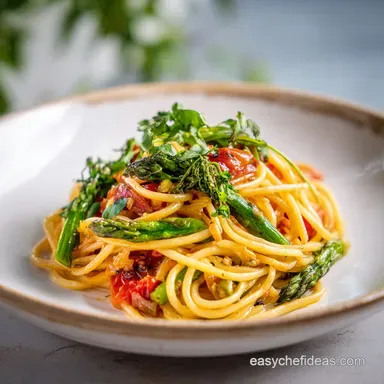 Pasta Primavera Recipe in 30 Minutes Recipe Card