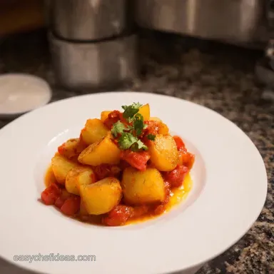 Tapas Ideas My GoTo Patatas Bravas Recipe Recipe Card
