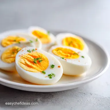Hard Boiled Eggs in 25 Minutes: Silky Yolks and Tender Whites