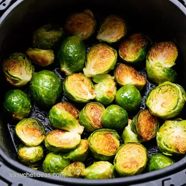 Crispy Air Fryer Brussel Sprouts How to Cook Brussel Sprouts Recipe Card