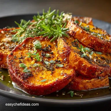The Secret to Crispy Roasted Sweet Potatoes Sunday Dinner Essential Recipe Card