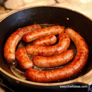 How to Cook Sausage Perfectly PanFried Juicy Every Time Recipe Card