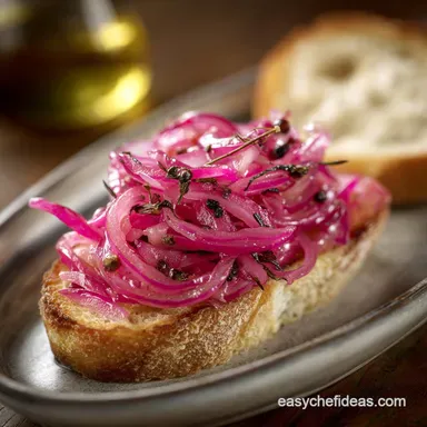 Easy Quick Pickled Red Onions The Pantry Lifesaver in 45 Minutes Recipe Card
