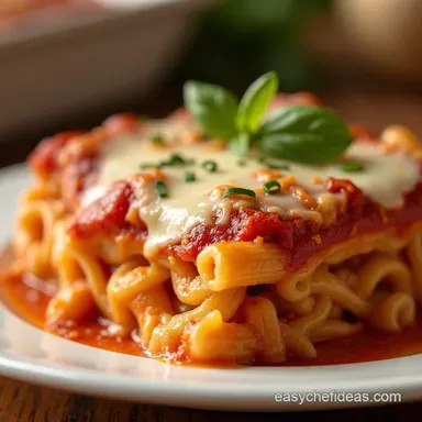 Best Pizza Casserole Ever My Familys Cheesy Pizza Pasta Bake Recipe Card