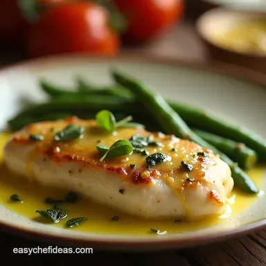 Poulet &agrave; la Moutarde French Comfort Food Made Easy Recipe Card