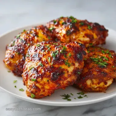 Pressure Cooker Chicken Thighs in 30 Min Recipe Card