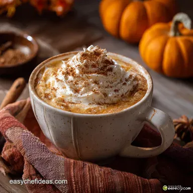 Pumpkin Spice Latte Recipe: The Proper Way with Homemade Syrup Recipe Card