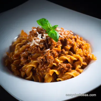 Pasta Bolognese My Rich Hearty Italian Family Recipe Recipe Card