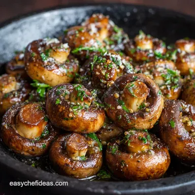 Low Carb Garlic Butter Mushrooms: The 20-Minute Brown Butter Side Dish Recipe Card