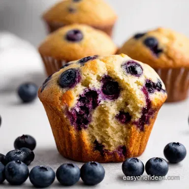 Easy Protein Blueberry Muffins My GoTo Healthy Treat Recipe Card