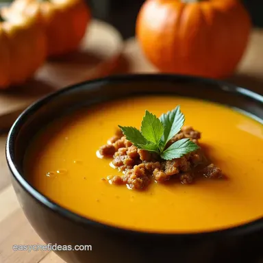 PumpedUp Pumpkin High Protein Butternut Squash Soup Recipe Card