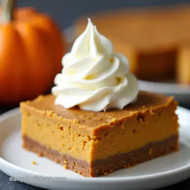 Pumpkin Pie Bars with Gingersnap Crust My GoTo Fall Dessert