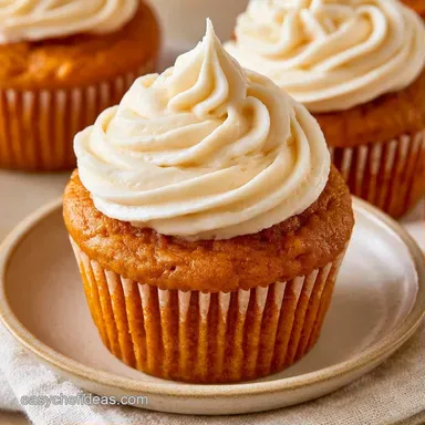 Pumpkin Spice Cupcakes for 24 Servings Recipe Card