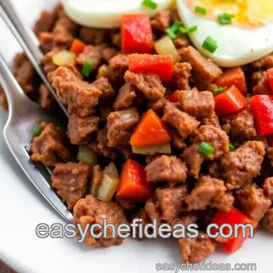 How to Make Quick Canned Beef Hash with Eggs - Delicious Comfort! Recipe Card