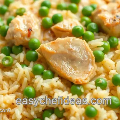 My Grandmother's Quick Chicken Rice with Flavorful Peas: A Simple Delight