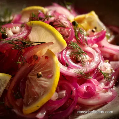 Foolproof Quick Pickled Red Onions The 15Minute Kitchen MVP Recipe Card