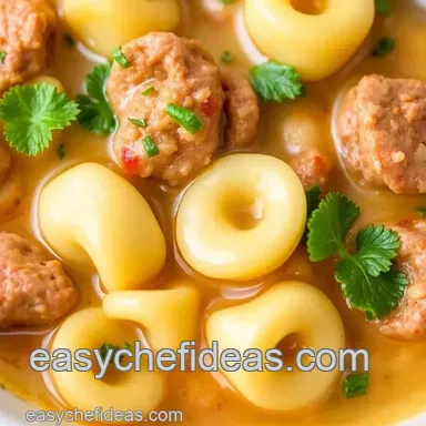 My Family's Favorite Quick Sausage Tortellini Comfort Soup: Easy & Delicious! Recipe Card