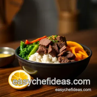 Rainbow Bibimbap Recipe: Easy Korean Comfort Bowl! Recipe Card