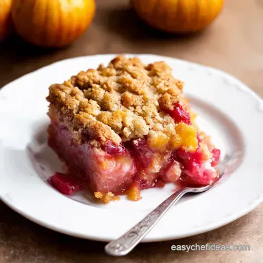 Easy Rhubarb Crumble Recipe A Taste of Spring