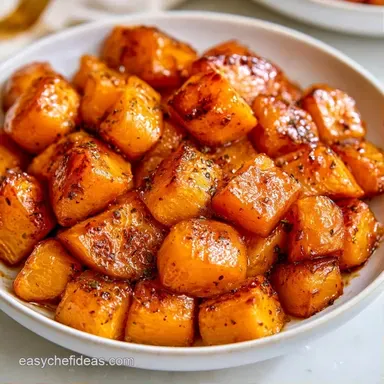 Roasted Butternut Squash Dinner for 6 Recipe Card