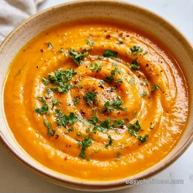 Roasted Soupe Butternut Squash Recipe Card