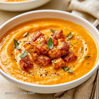 Roasted Butternut Squash Soup Recipe Card